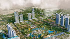 Phối cảnh dự án khu đô thị đường 3 tháng 2