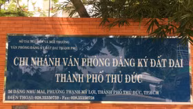 Địa điểm Văn phòng Đăng ký đất đai thành phố Thủ Đức