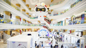 Trung tâm thương mại mới có mức tăng trưởng lưu lượng khách ấn tượng từ 35 - 40% so với cùng kỳ năm trước