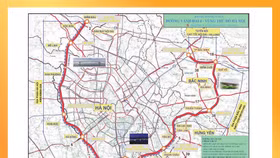 Bản đồ đường Vành đai 4 - Vùng thủ đô
