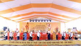 Lễ khởi công cụm công nghiệp Nam Phúc Thọ