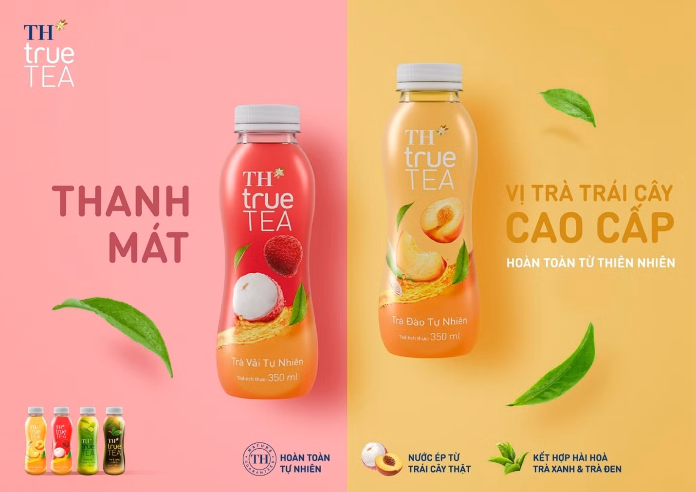 TH true TEA chinh phục giới trẻ với hương vị Trà trái cây mới ảnh 1