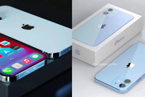 Dân tình bấn loạn trước concept iPhone 13 Blue Sky màu cực xịn