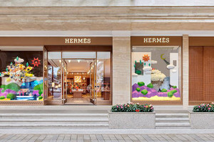 Cửa hàng mới của Hermès tại Union Square mang đậm nét văn hoá truyền thống