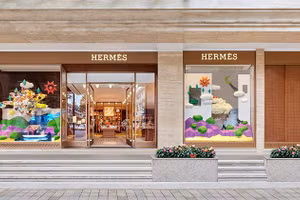 Cửa hàng mới của Hermès tại Union Square mang đậm nét văn hoá truyền thống