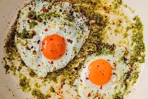 Pesto trứng gây sốt trên TikTok và Instagram