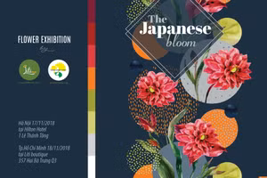 Triển lãm hoa tươi Nhật Bản The Japanese Bloom tại Hà Nội & Hồ Chí Minh