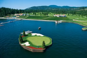 Chiêm ngưỡng sân golf “trôi” độc đáo nhất trên thế giới