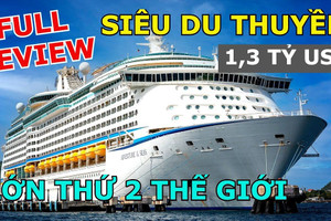 Cận cảnh từng ngõ ngách trên siêu du thuyền tỷ đô lớn thứ 2 Thế giới - Harmony of The Seas