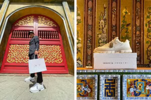 Sao Việt đồng loạt "đập hộp" siêu phẩm sneaker made in Vietnam