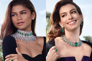 Anne Hathaway và Zendaya đẹp lộng lẫy trong chiến dịch quảng bá BVLGARI mới