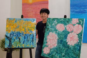 Báo Anh viết về ‘thần đồng hội họa’ Việt: Bán tranh vài tỷ đồng