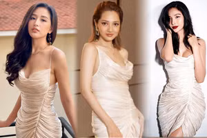 Chiếc váy tạo ra màn so kè body giữa 3 mỹ nhân Việt