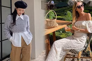 Sự đối lập style của gái Hàn và Pháp thời điểm giao mùa