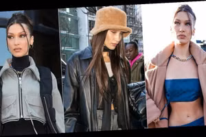 Bella Hadid lăng xê mốt thời trang thập niên 2000