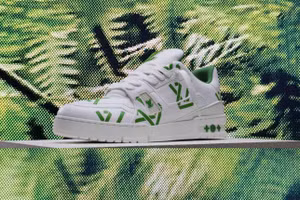 90% Louis Vuitton LV Trainer phiên bản mới được làm từ vật liệu tái chế