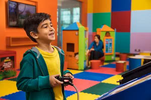 Phòng chờ của hãng hàng không Emirates dành riêng cho hành khách nhí