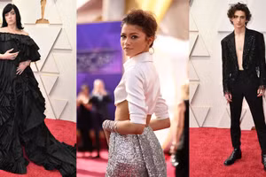 Thời trang thảm đỏ ấn tượng tại "Lễ trao giải Oscar 2022" của các sao