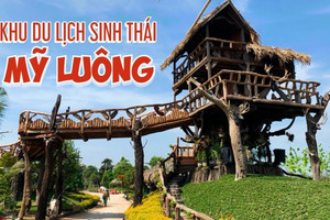 An Giang: Những "dấu ấn" tại khu du lịch sinh thái Mỹ Luông và Cồn Én