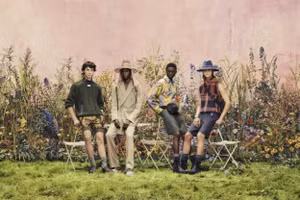 Chiến dịch Dior Hommes Xuân Hè 2023 Nam tôn vinh tình yêu thiên nhiên