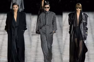 BST Saint Laurent Xuân Hè 2023: Sự kín đáo và vẻ đẹp gợi cảm