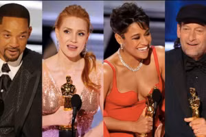 Khoảnh khắc hào quang của những người chiến thắng giải Oscar 2022