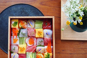 Mosaic sushi - bức tranh tuyệt đẹp của ẩm thực Nhật Bản