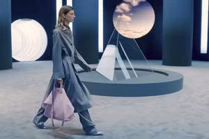 Chủ nghĩa vị lai - Xu hướng thiết kế trong BST Salvatore Ferragamo Thu Đông 2021