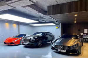 Ngắm gara siêu xe bạc tỷ của đại gia phố núi Cường Đô La