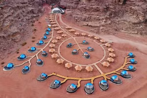 khu cắm trại vô cùng đẳng cấp và tiện nghi ngay giữa sa mạc khiến khách du lịch có cảm giác như ở trong khách sạn hạng sang