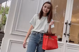 Ái nữ cựu chủ tịch CLB Sài Gòn lên đồ sang chảnh, xách túi Hermes trên dưới 80 triệu nhưng tự thấy "nhìn nó vớ vẩn"