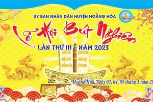 Hoằng Hoá (Thanh Hoá) tổ chức lễ hội Bút Nghiên lần thứ III năm 2023