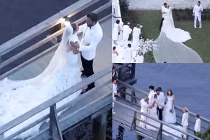 Lộ diện mẫu váy cưới lộng lẫy của Jennỉe Lopez trong ngày trọng đại