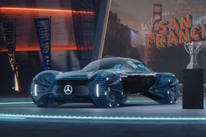 Xe ảo Mercedes-Benz trong game League of Legends mang sáng tạo bay xa