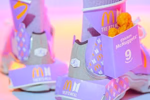 “Độ” sneaker chất lừ từ giấy gói bữa ăn BTS của McDonald