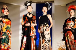 Giao lưu, trình diễn kimono và áo dài tại Hà Nội