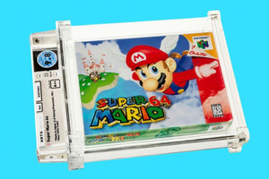 Băng video game Super Mario 64 được bán với giá kỷ lục 1,56 triệu USD