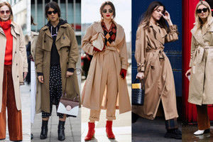 Những mẫu áo trench coat tuyệt đẹp của mùa mốt Thu – Đông 2018