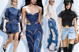 Thời trang denim đang làm mưa làm gió tại Tuần lễ thời trang Paris