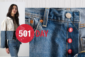 Levi's kỷ niệm 148 năm ra mắt dòng quần jeans 501® xanh biểu tượng