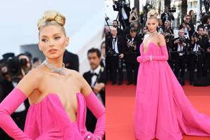 LHP Cannes 2022 - Thảm đỏ nổi bật cùng dàn người đẹp lên đồ sắc hồng