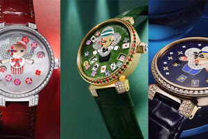 BST Louis Vuitton Tambour Slim Vivienne -Thời gian là nghệ thuật