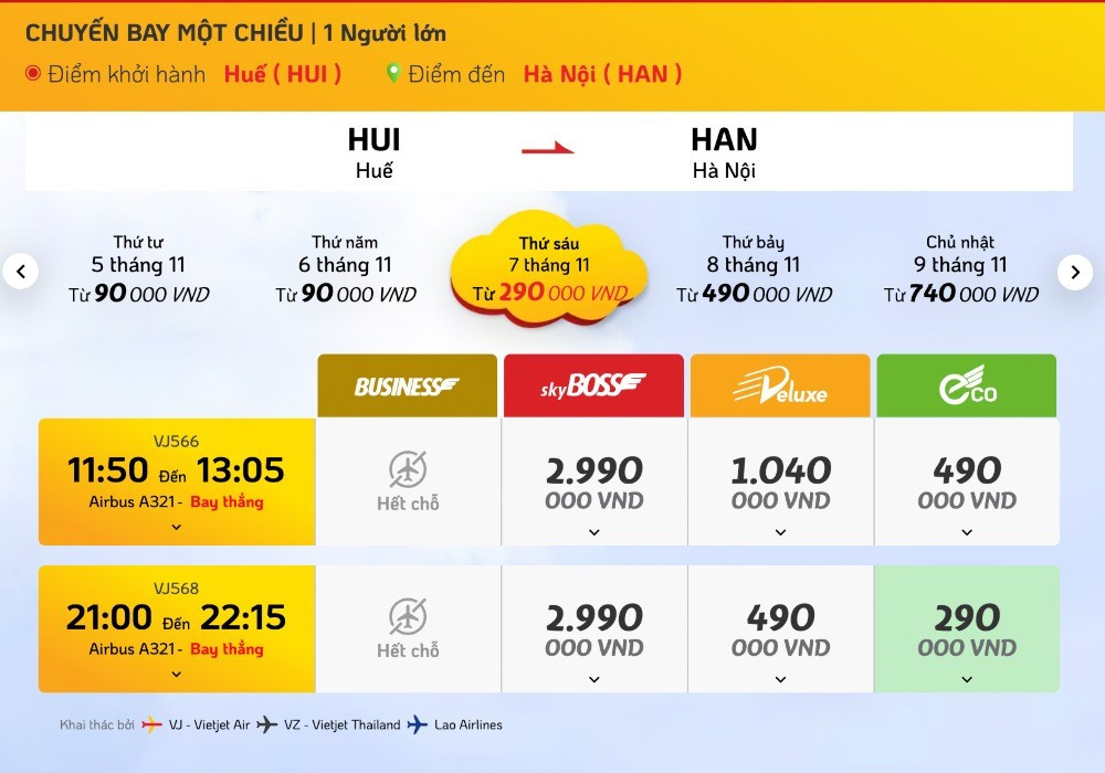 Hạng thương gia tuyến Huế – Hà Nội ghi nhận tình trạng hết chỗ sớm anh-chup-man-hinh-2025-10-27-luc-114218-6087.jpg
