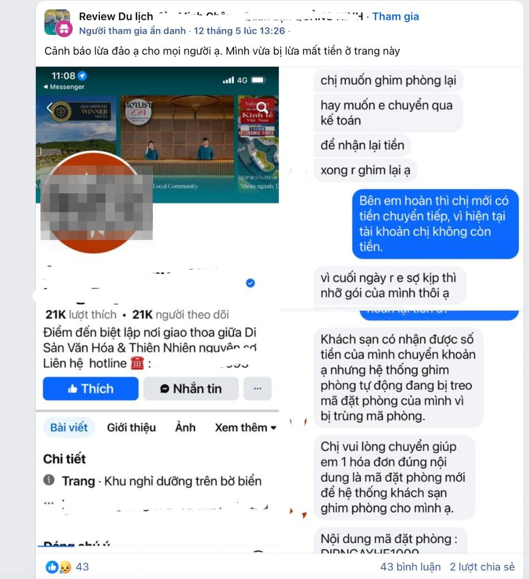 Người dùng mạng xã hội đăng bài cảnh báo về lừa đảo qua Fanpage lua-dao.jpg