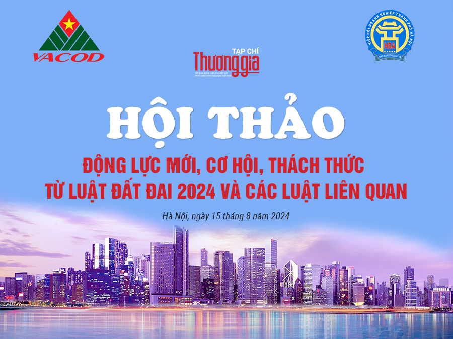 Hội thảo “Động lực mới, cơ hội, thách thức từ Luật Đất đai 2024 và các luật liên quan” được tổ chức tại Trung tâm Hội nghị Quốc tế, số 37 Hùng Vương, Hà Nội