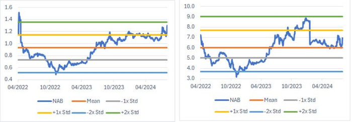 Cổ phiếu NAB tăng mạnh sau khi vào rổ MSCI Frontier Market Index