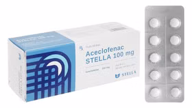 Thu hồi toàn quốc thuốc xương khớp Aceclofenac STELLA 100mg