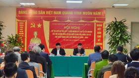 Toàn cảnh Hội nghị cử tri nơi cư trú lấy ý kiến nhận xét và sự tín nhiệm đối với người ứng cử đại biểu Quốc hội khóa XVI và đại biểu HĐND các cấp nhiệm kỳ 2026 - 2031