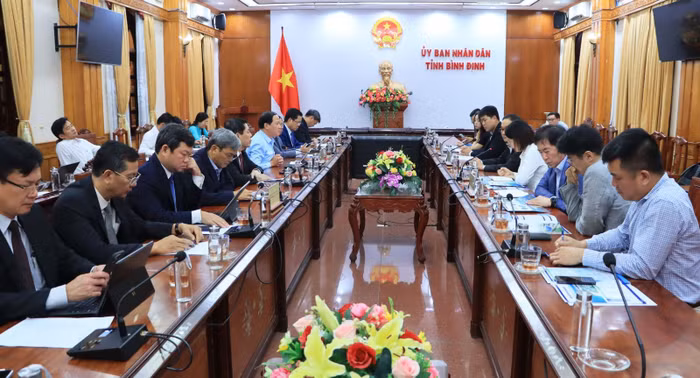 Buổi làm việc giữa UBND tỉnh Bình Định và các doanh nghiệp Hàn Quốc
