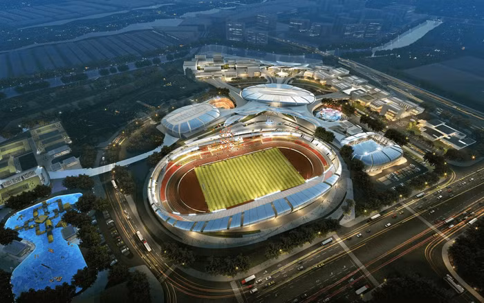 Phối cảnh một phân khúc của dự án Saigon Sports City